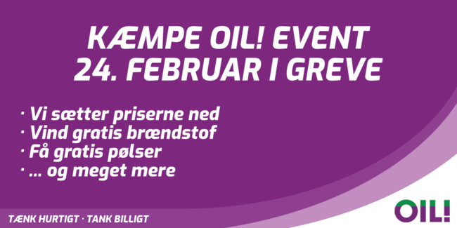 Kæmpe OIL! event i Greve